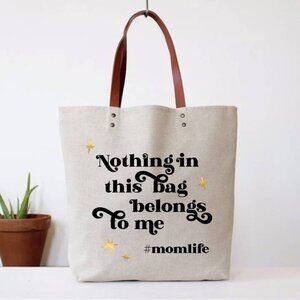 Hashtag Mom Life Tote Bag (Spring, Mothers Day, Gifts)